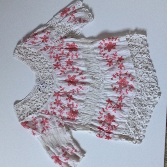 Natural TOP CROCHETED MACRAME by Oliver's Size Medium - Picture 3 of 7